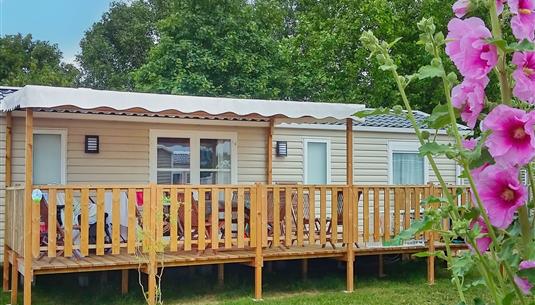 Mobil Home TRIO PLUS 6 pers. 3 chambres - Camping Loire et Châteaux - Châteaux de la Loire