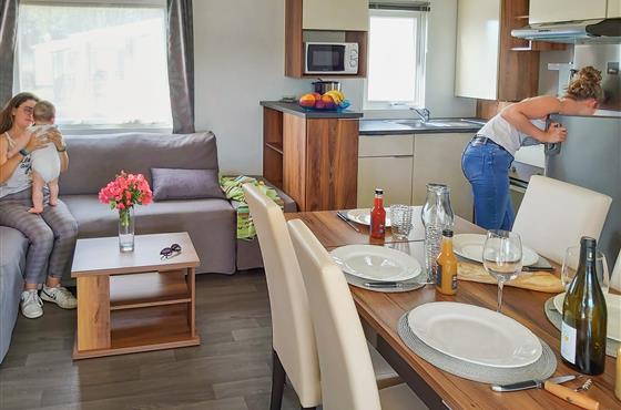 Mobil Home TRIO PLUS 6 pers. 3 chambres - Camping Loire et Châteaux - Châteaux de la Loire